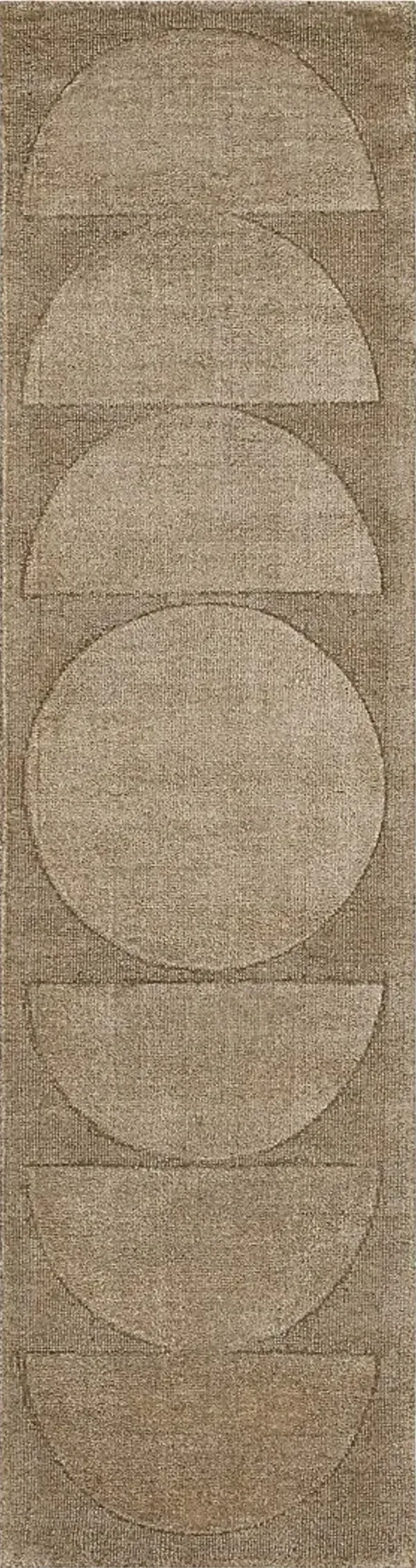 Bobby Berk Luna Sol Tan 2' x 8' Runner Rug