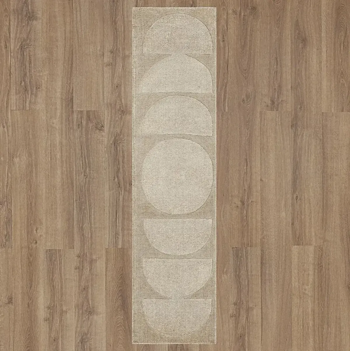 Bobby Berk Luna Sol Ivory 2' x 8' Runner Rug