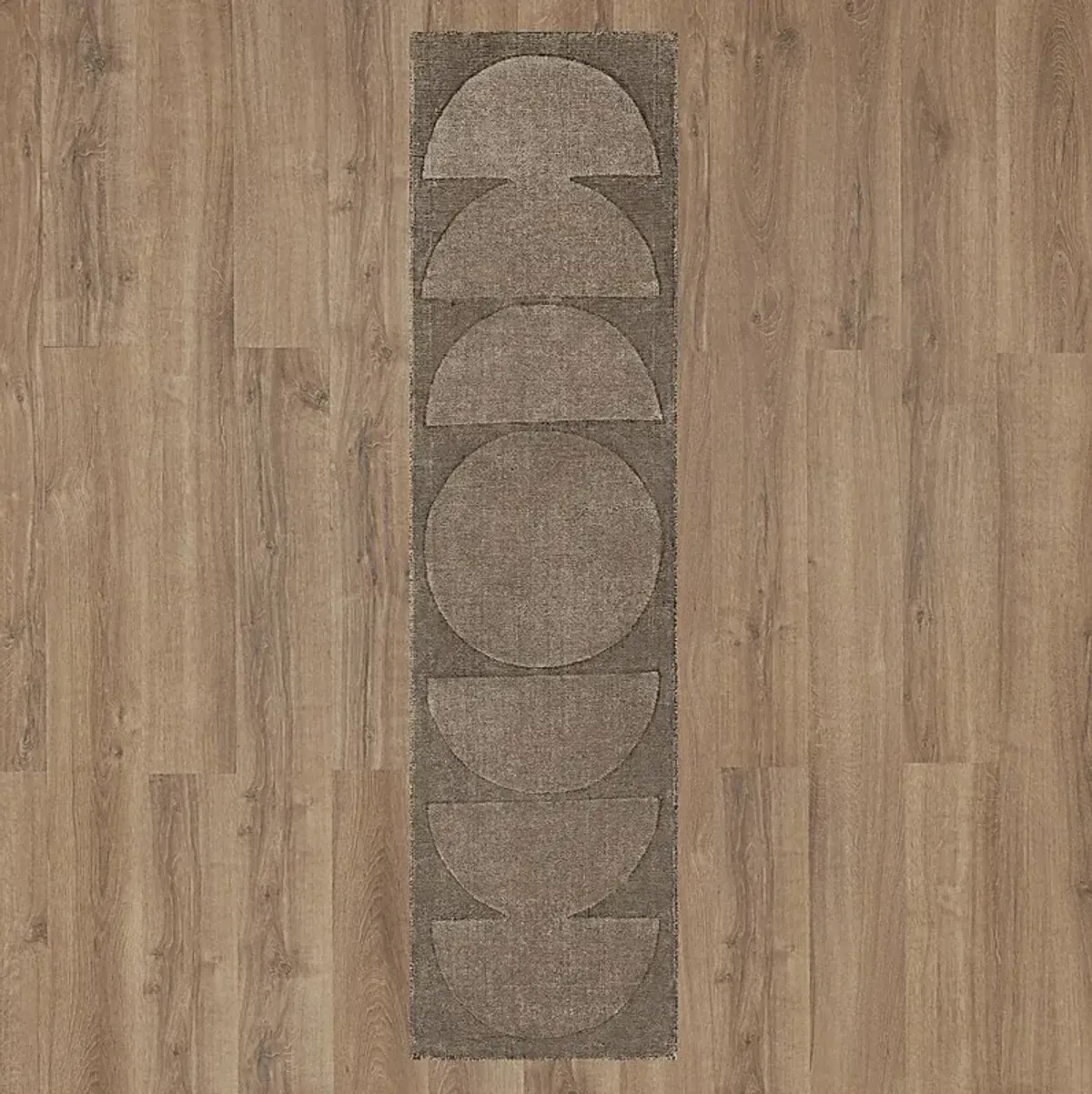 Bobby Berk Luna Sol Brown 2' x 8' Runner Rug