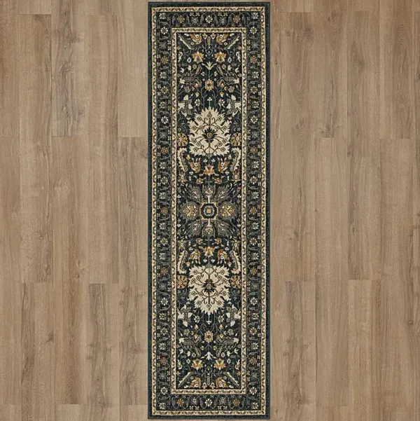 Bobby Berk Amara Blue 2'4 x 7'10 Runner Rug