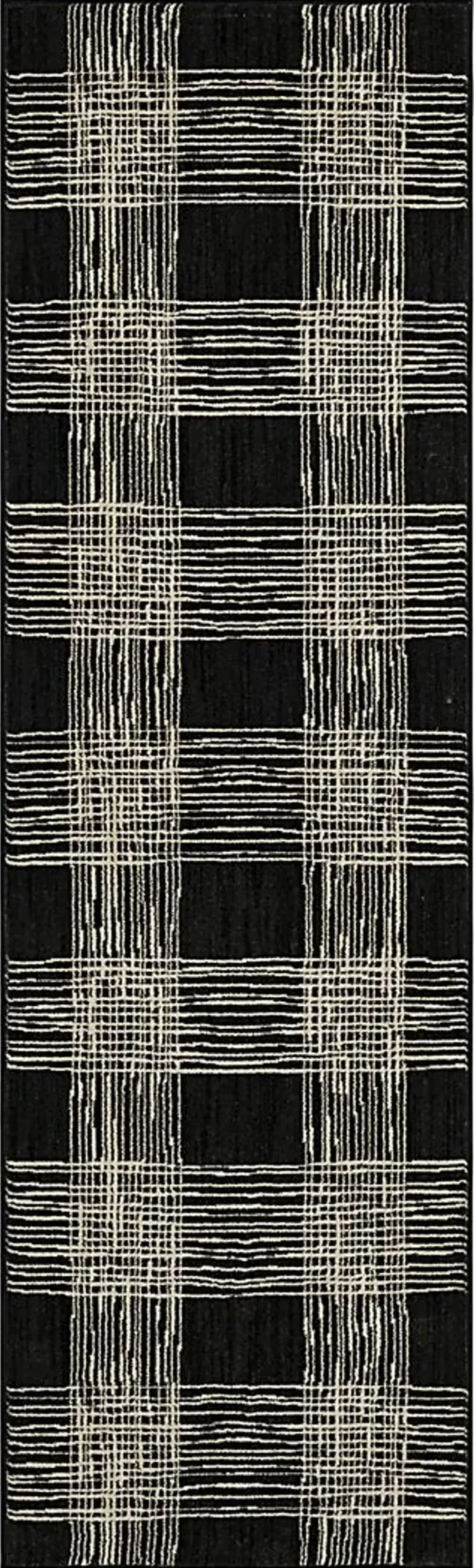 Bobby Berk Fontana Lane Black 2'4 x 7'10 Runner Rug