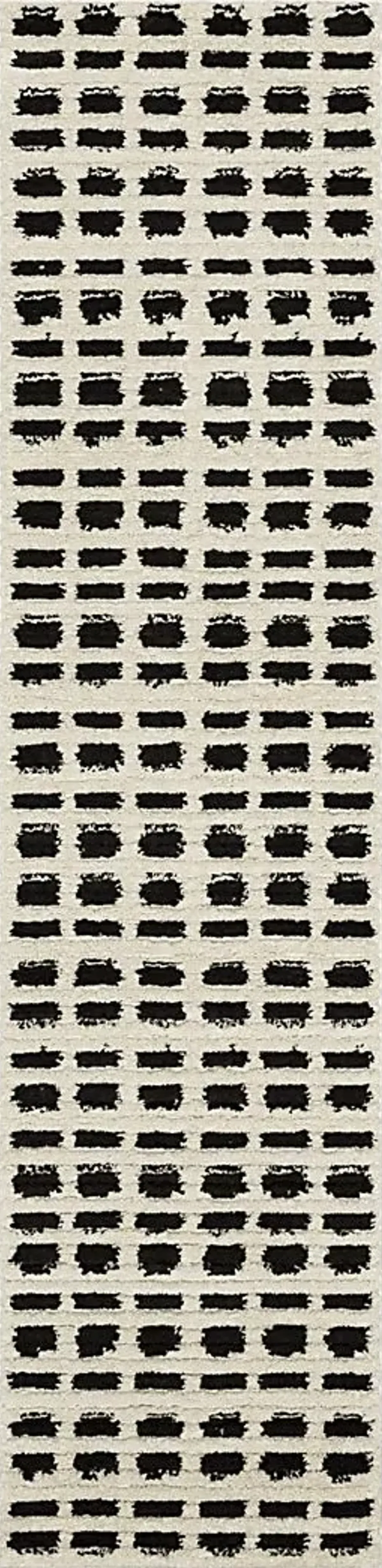 Bobby Berk Traverse Black 2' x 8' Runner Rug