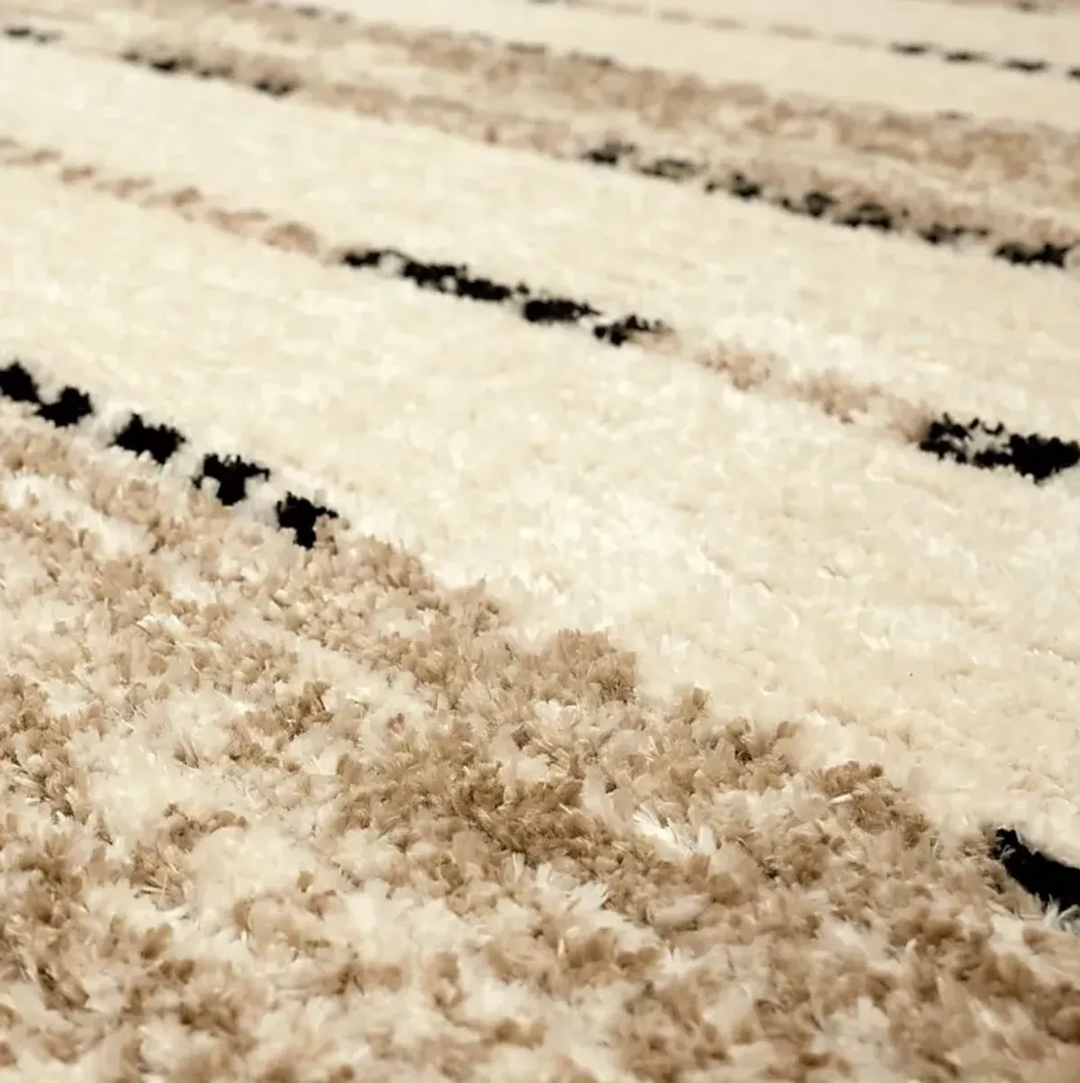 Bobby Berk Traverse Lanes Tan 2' x 8' Runner Rug