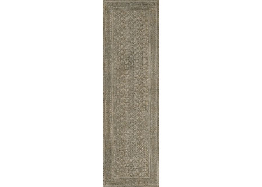 Pessier Green 2'3 x 7'6 Runner Rug