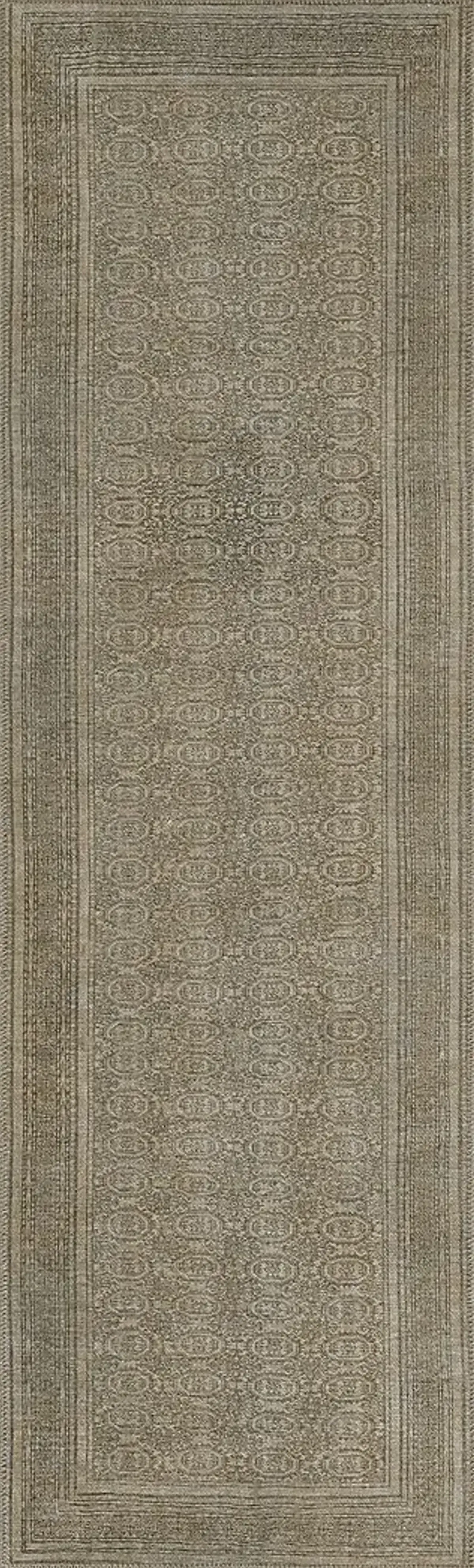 Pessier Green 2'3 x 7'6 Runner Rug