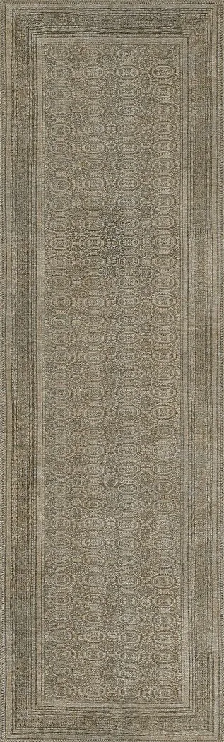 Pessier Green 2'3 x 7'6 Runner Rug