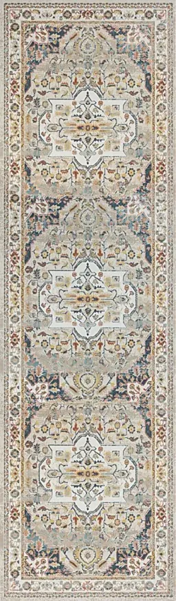 Blue- Gray- Ivory- Rust color