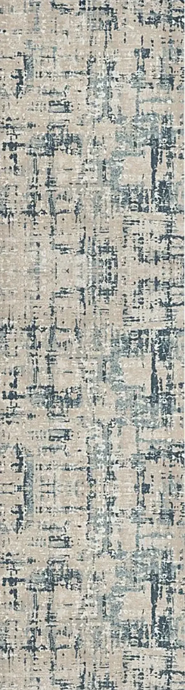 Nour Blue/Gray 2'6 x 8' Runner Rug