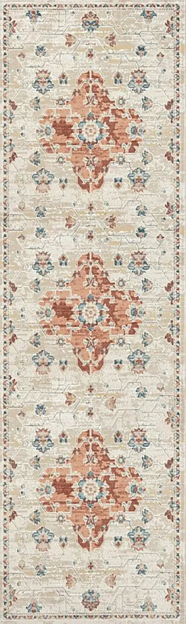 Hatem Rust 2'6 x 8' Runner Rug