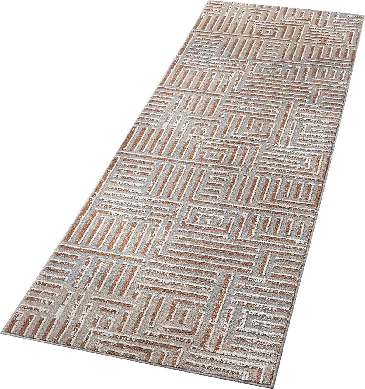 Evette Rios Udae Rust 2'2 x 7' Runner Rug