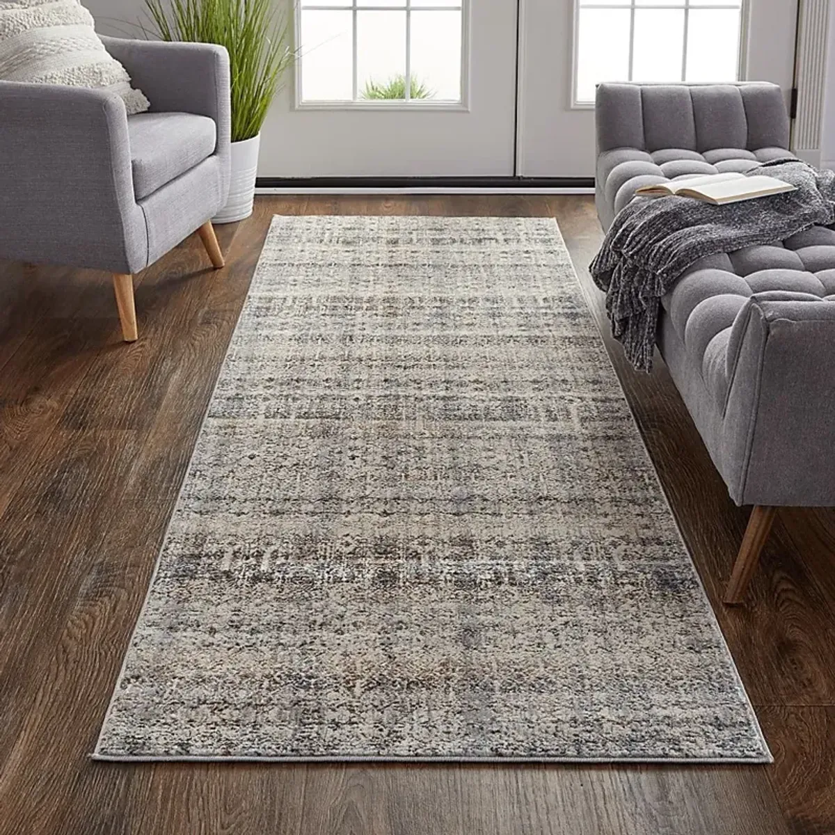 Callaneva Tan 2'6 x 10' Runner Rug