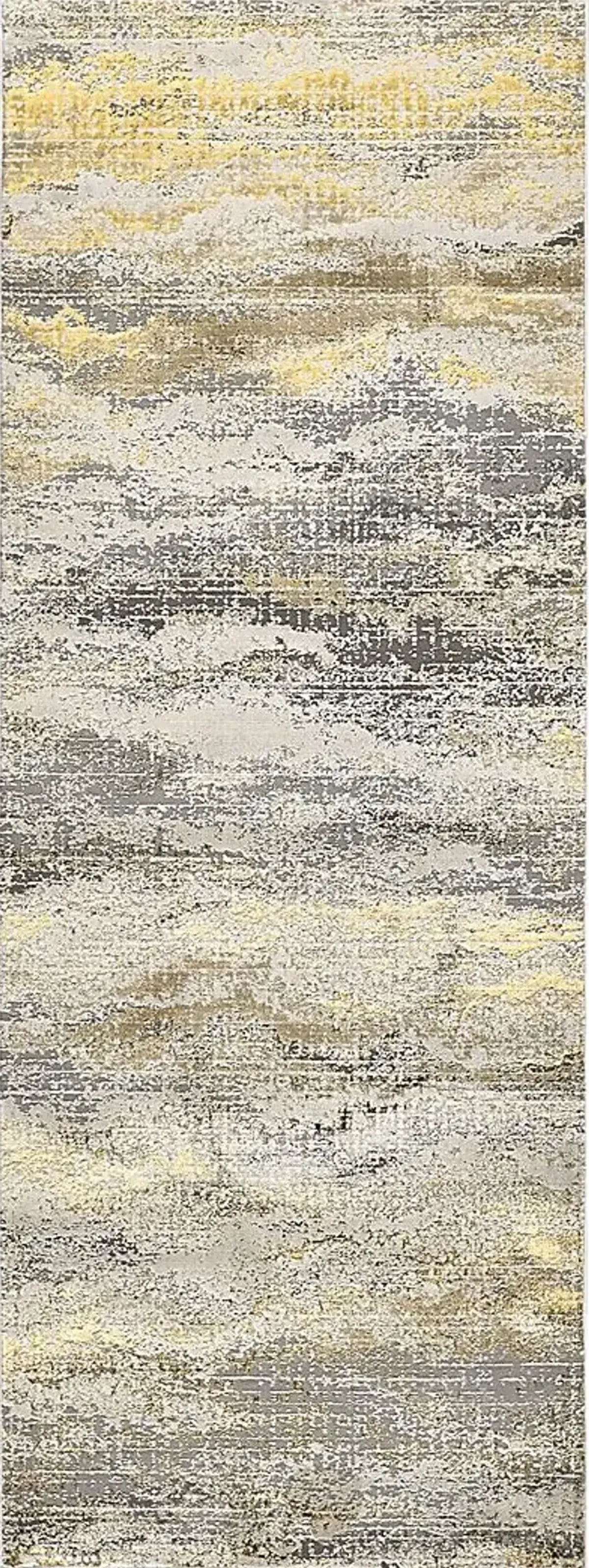 Melirane Gold 2'10 x 7'10 Runner Rug