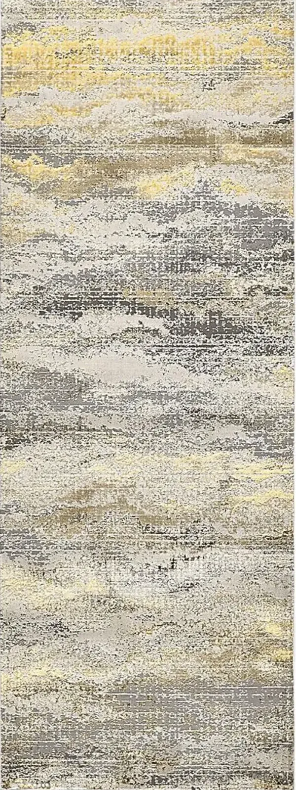 Melirane Gold 2'10 x 7'10 Runner Rug