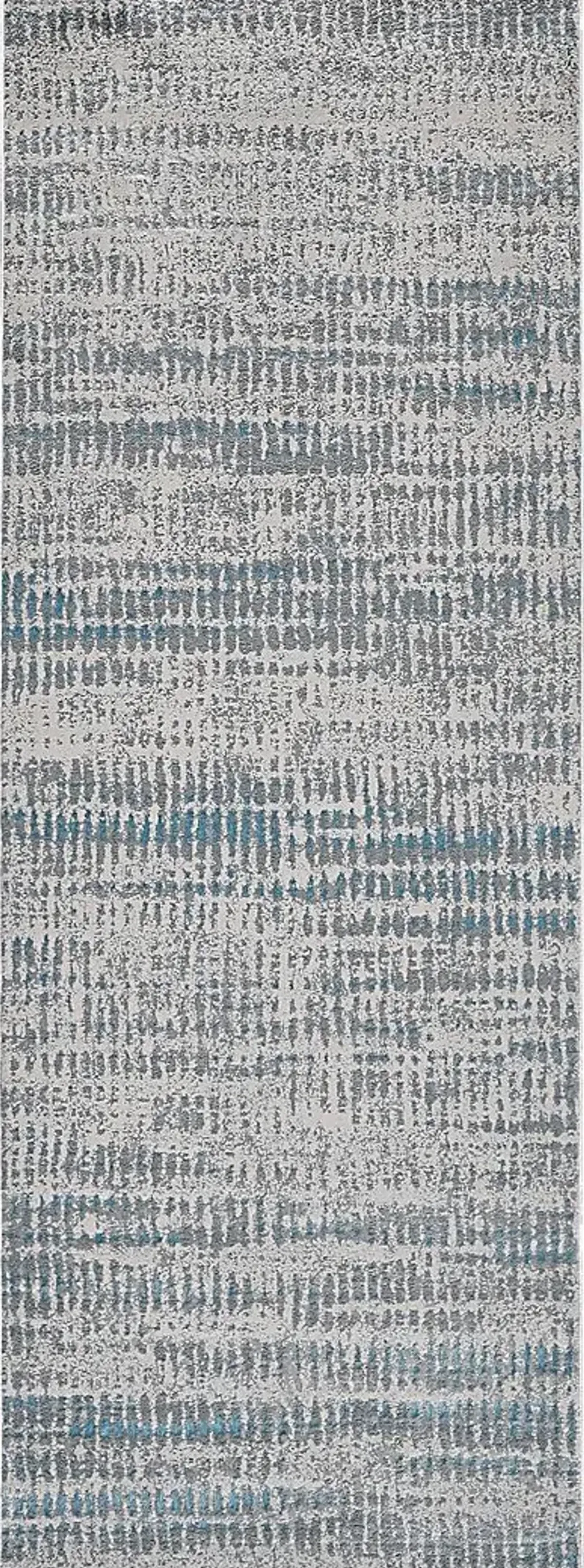 Lonree Blue 2'10 x 7'10 Runner Rug