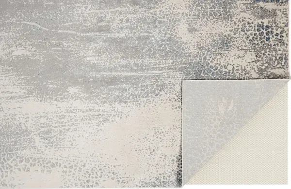 Bloomslam Gray 2'10 x 7'10 Runner Rug