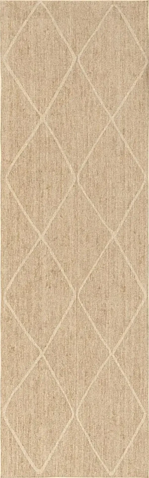 Kares Ivory 2'6 x 8' Runner Rug