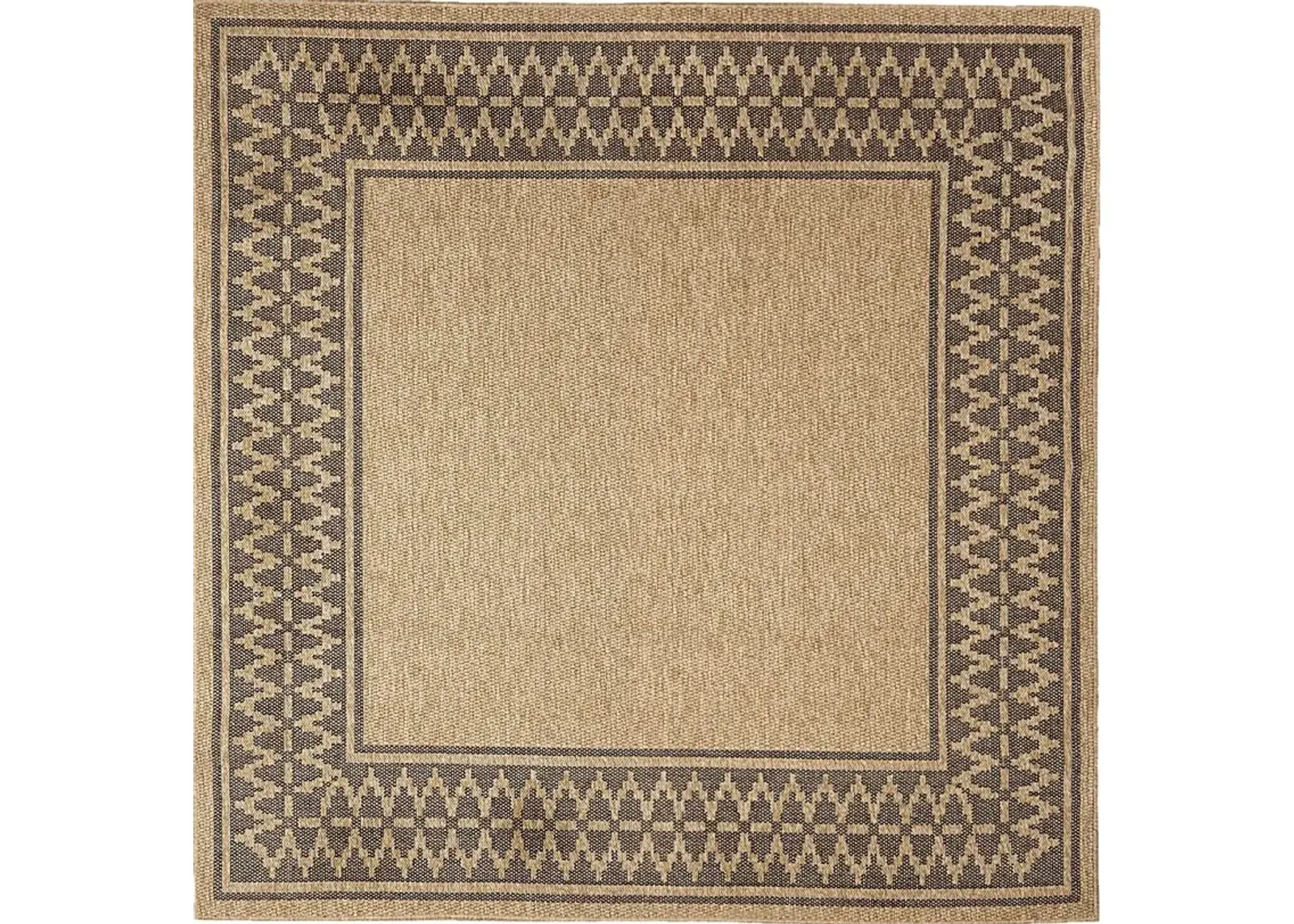 Coosaw Natural 7'10 Square Indoor/Outdoor Rug