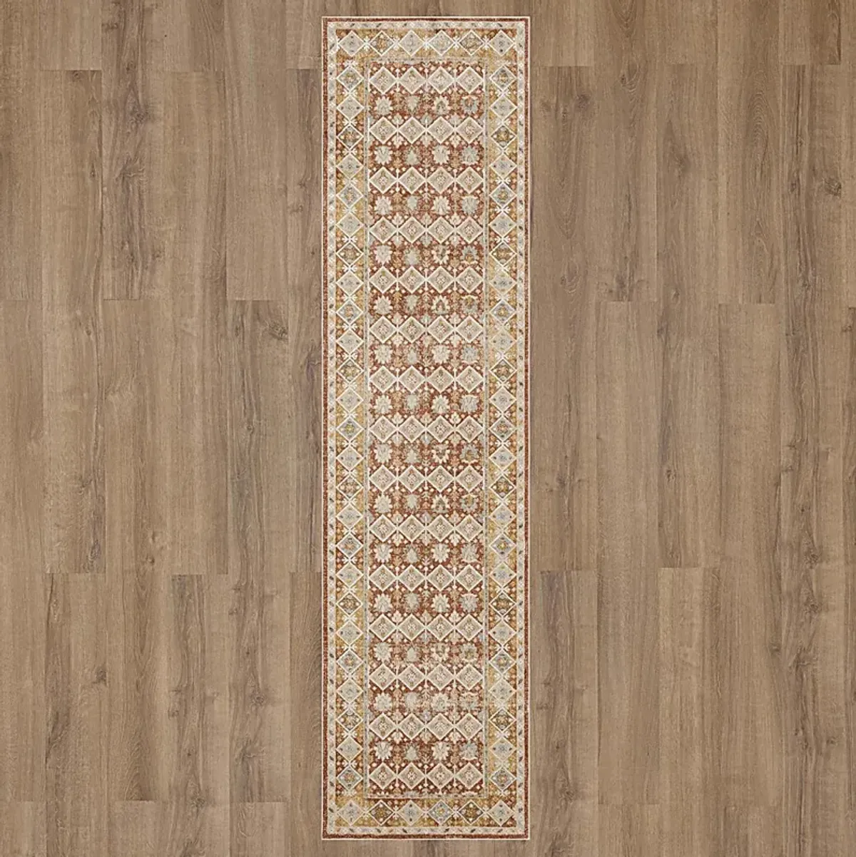 Sandwe Terracotta 2'6 x 10' Runner Rug