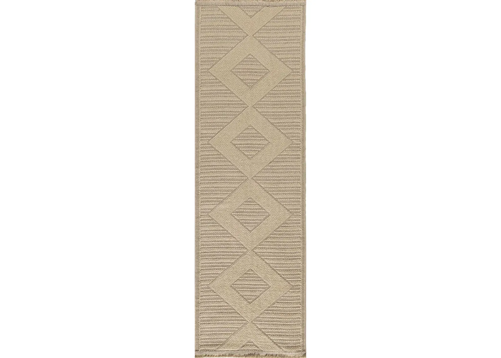 Shorewell Beige 2'3 x 7'6 Runner Rug