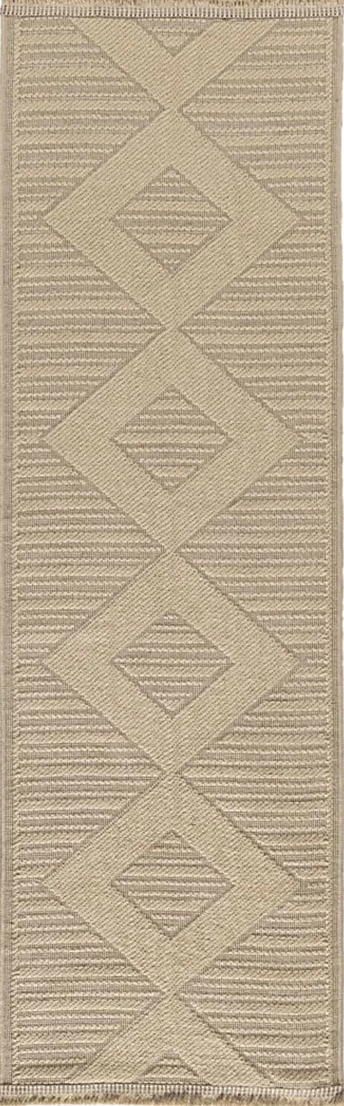 Shorewell Beige 2'3 x 7'6 Runner Rug