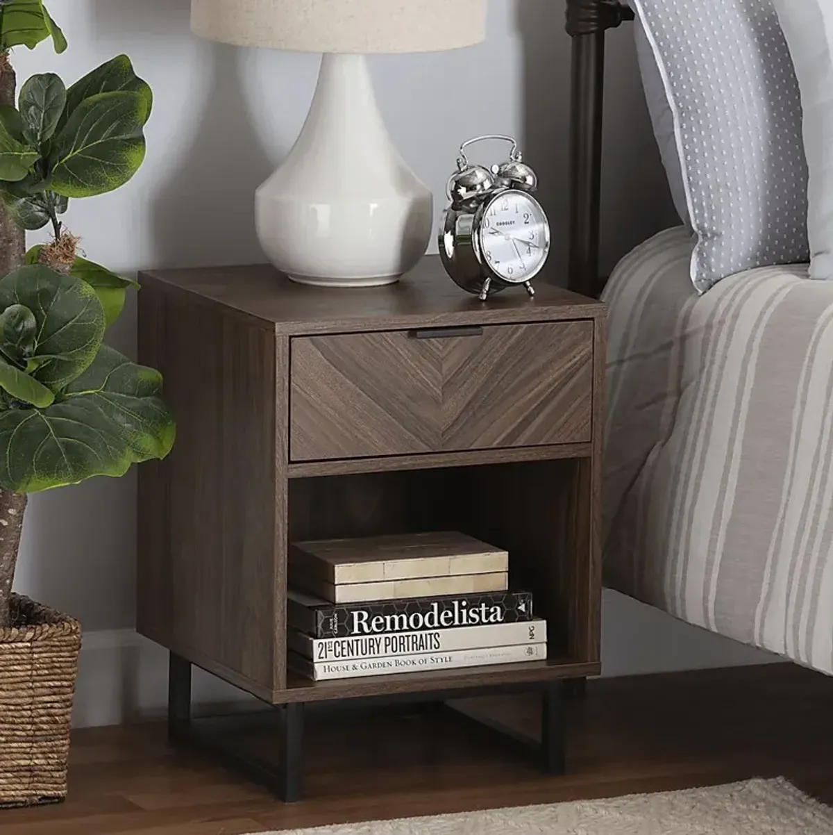 Flemarski Dark Brown End Table