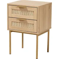 Cochins Light Brown End Table