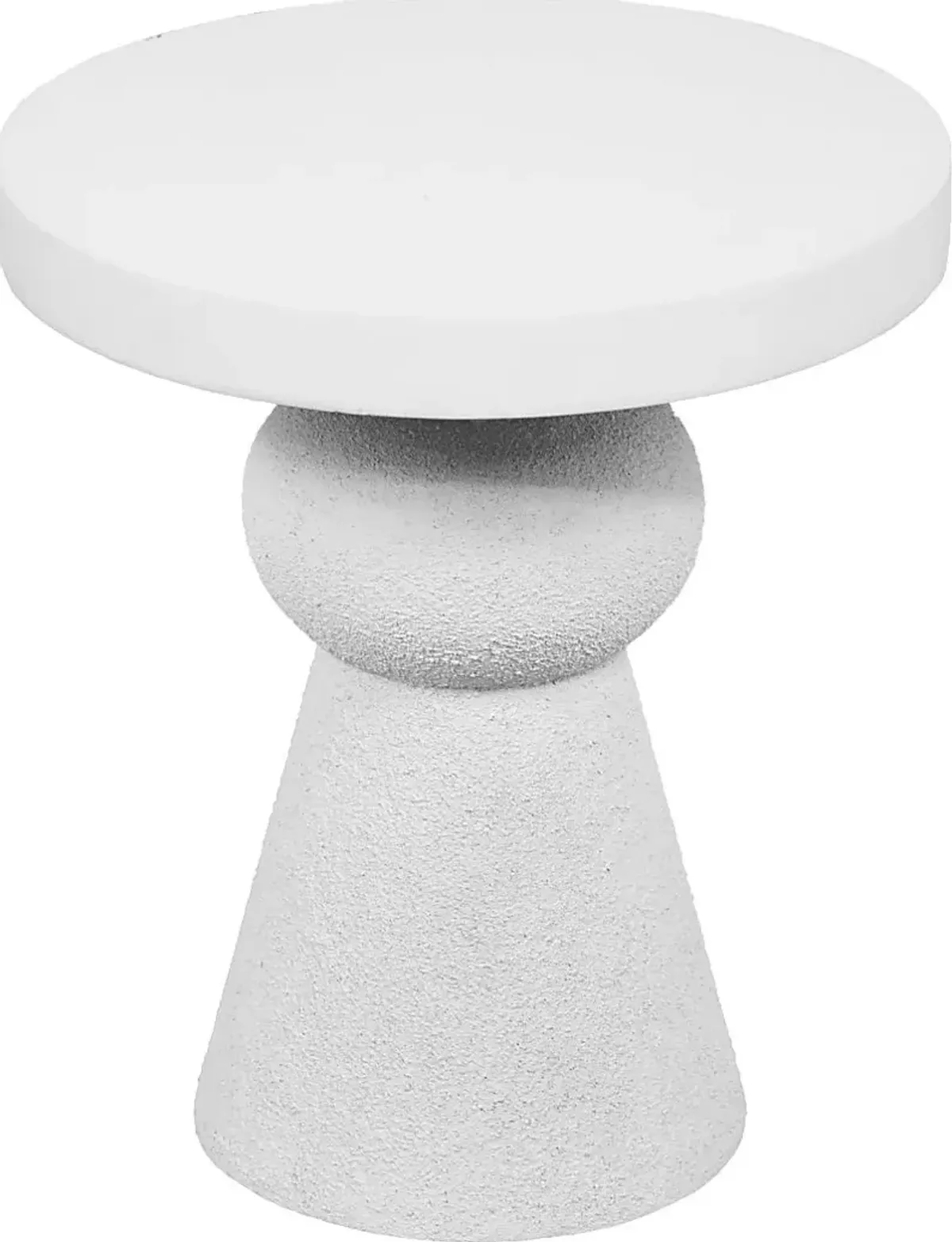 Bolleana White End Table