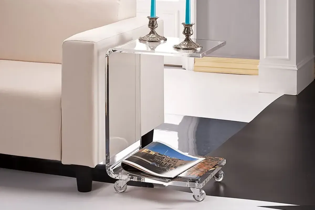 Praigla Clear Accent Table