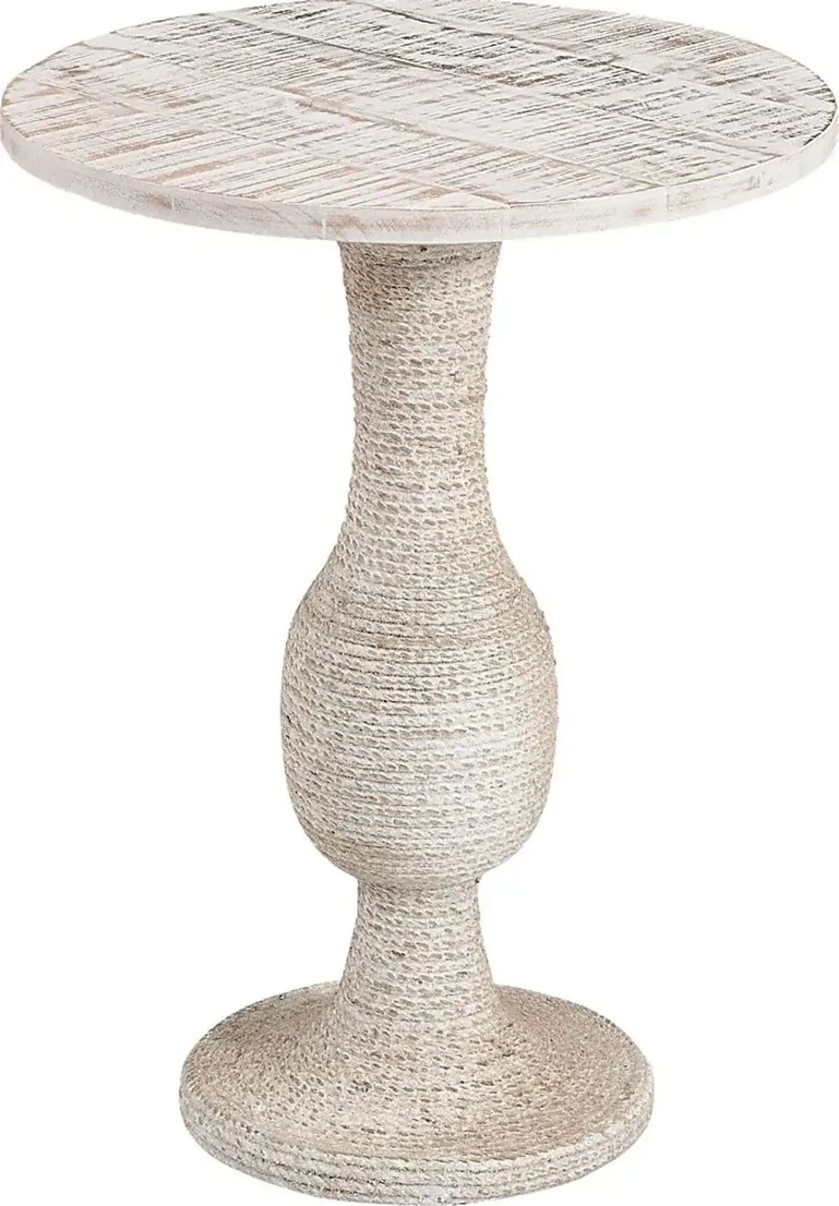 Bernal White End Table