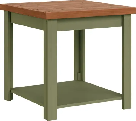 Trisano Green End Table