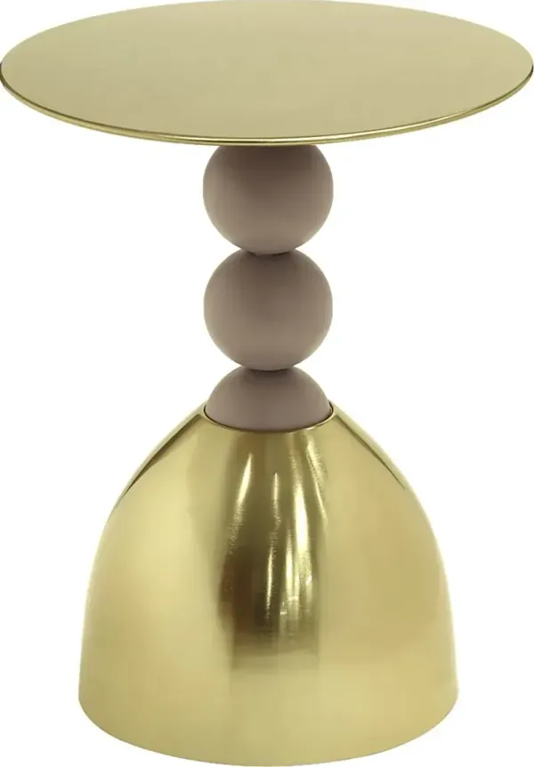 Crimera Gold End Table