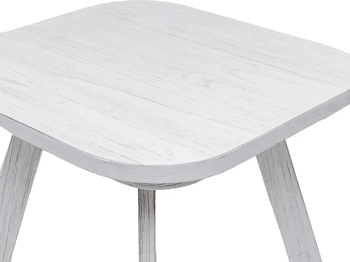 Guoten White End Table