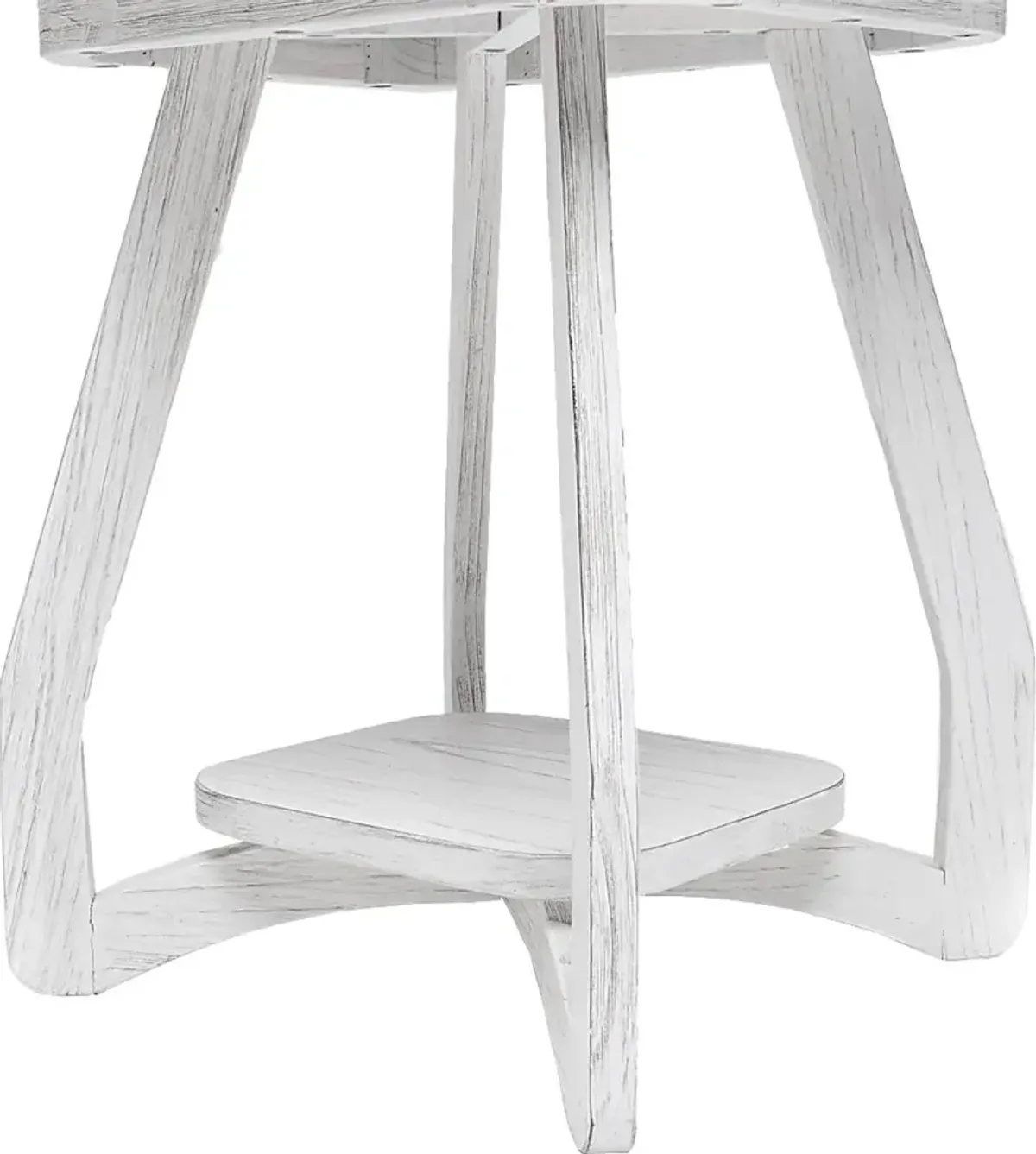 Guoten White End Table