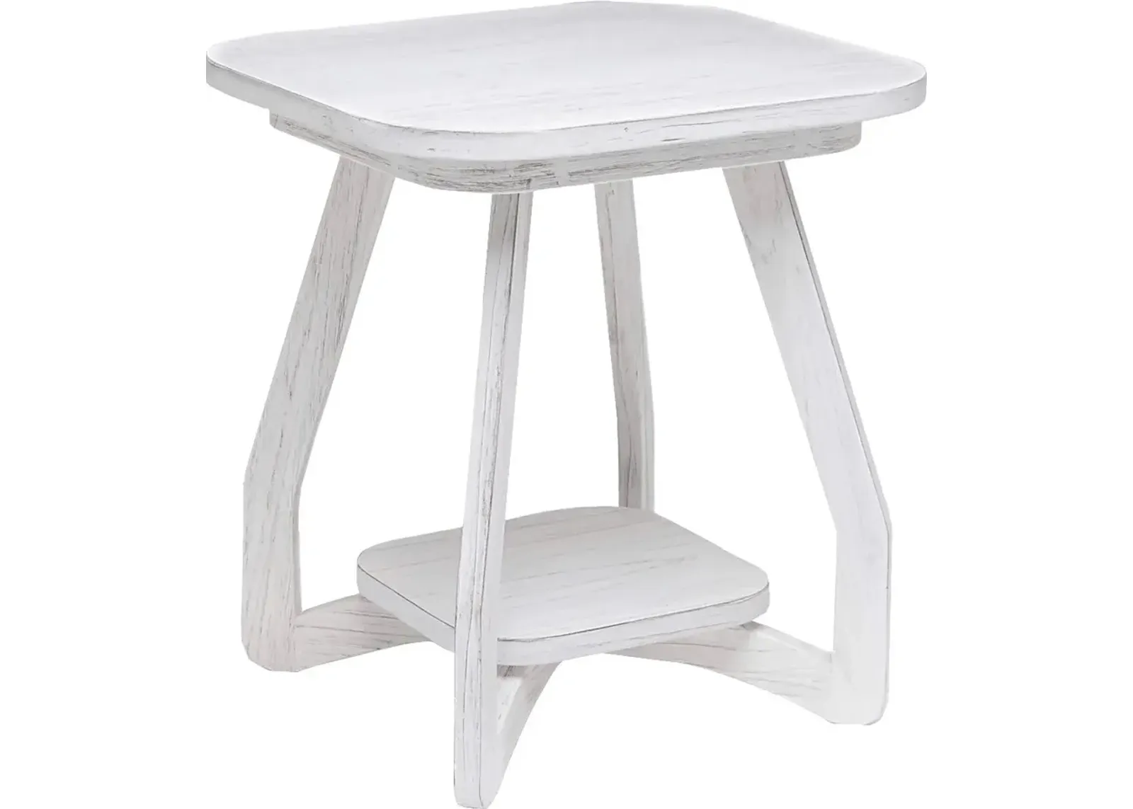 Guoten White End Table