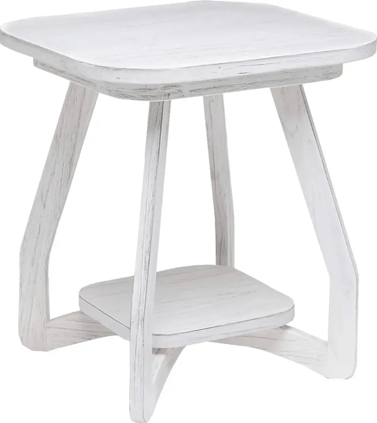 Guoten White End Table