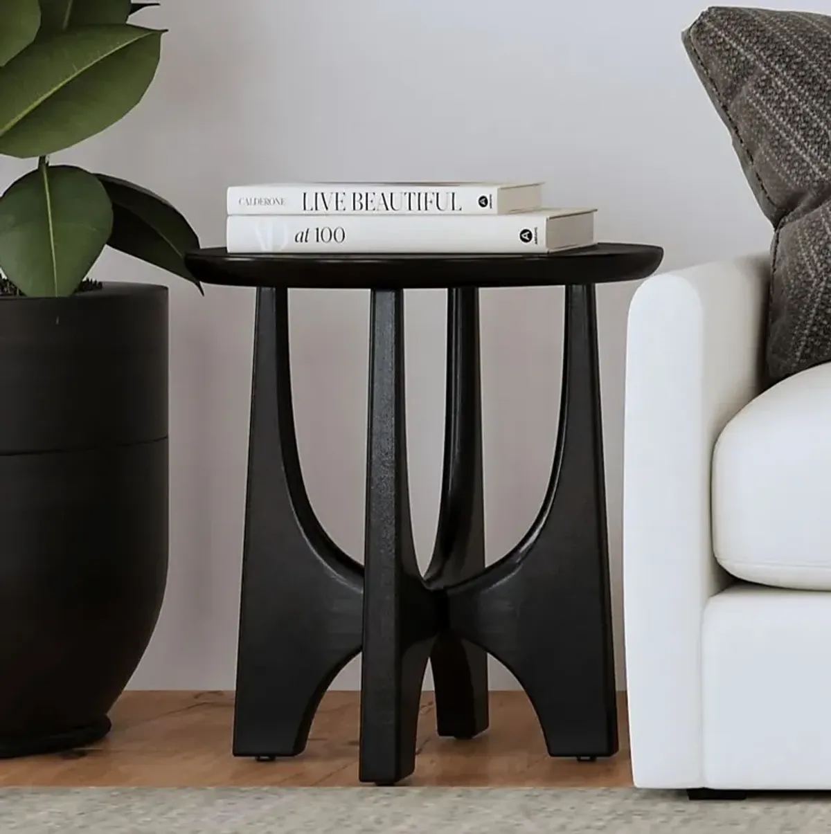 Cinbar Black End Table