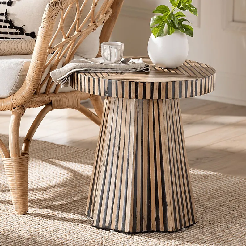 Chinkapin Brown End Table