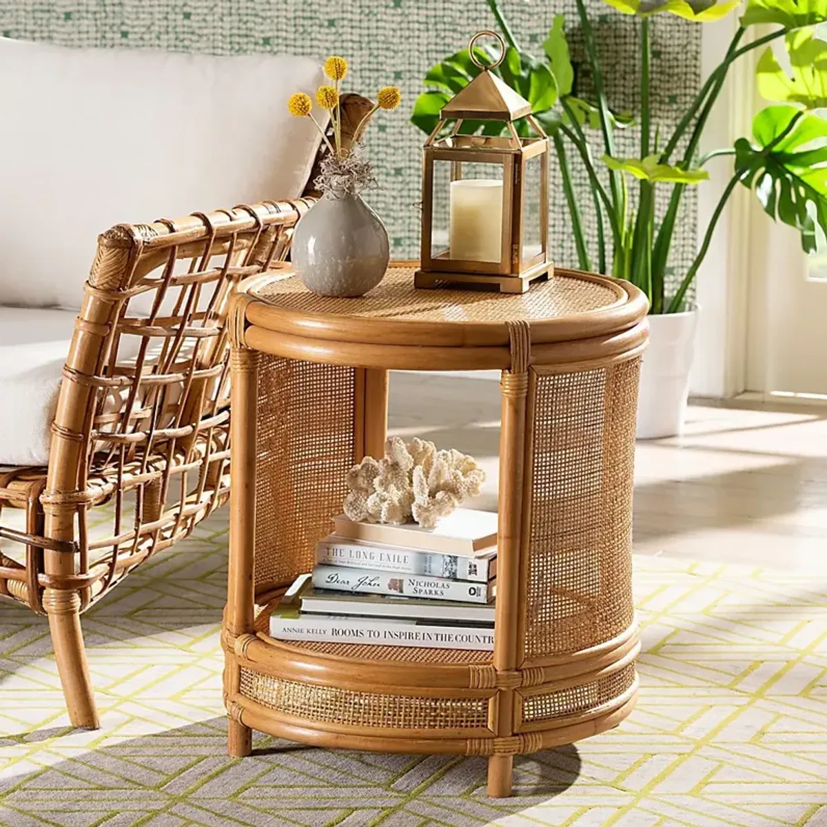 Roystonea Light Brown End Table