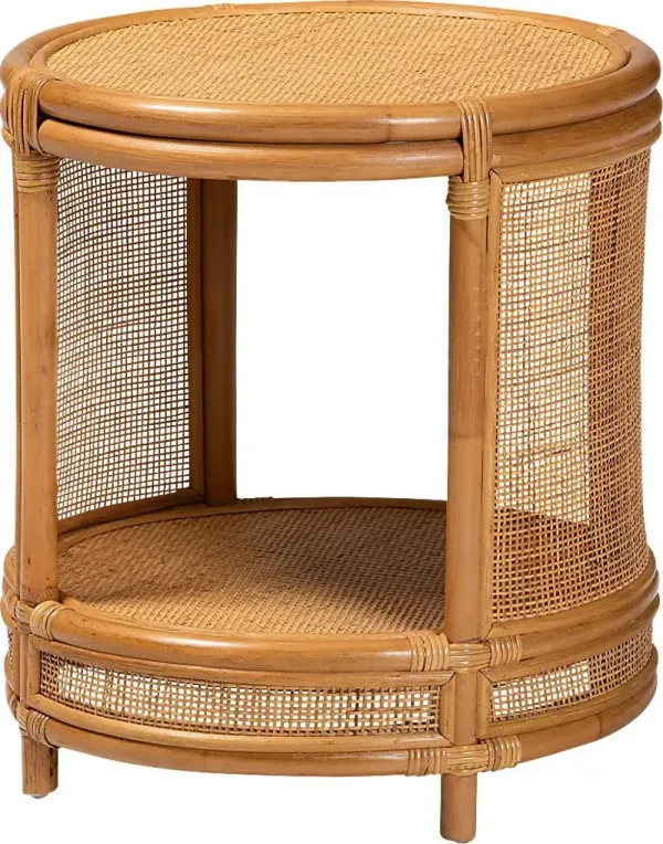 Roystonea Light Brown End Table