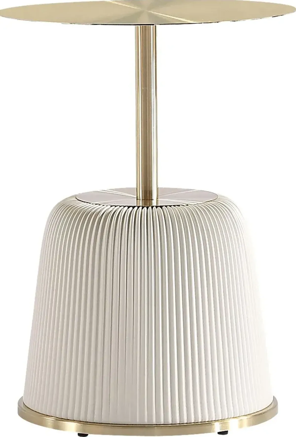 Broomcage I Cream End Table