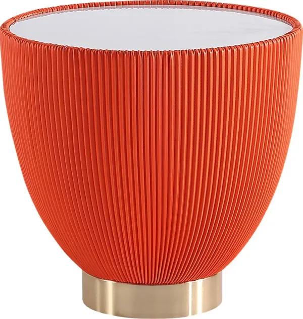 Broomcage III Orange End Table
