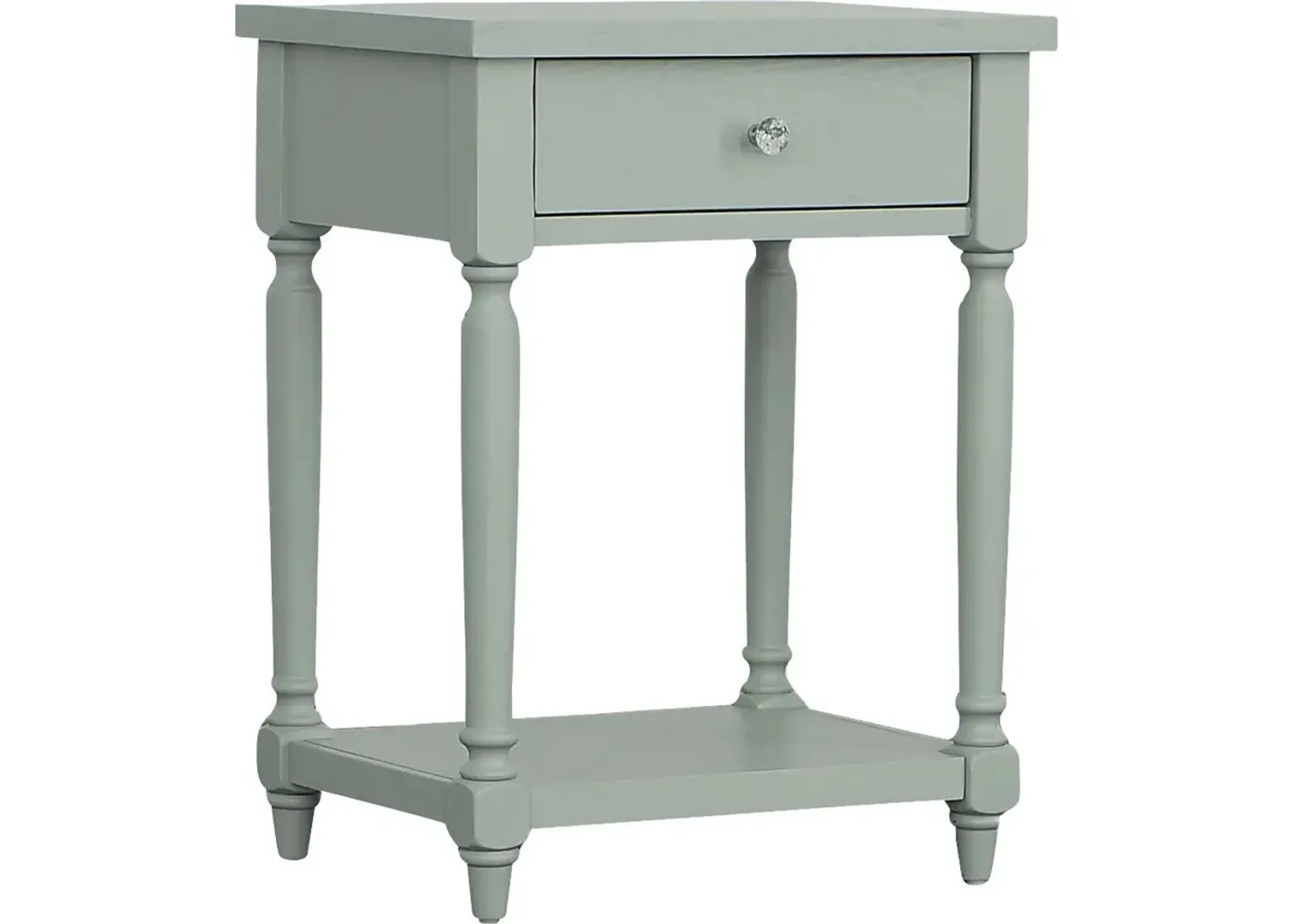 Delphinium Gray End Table