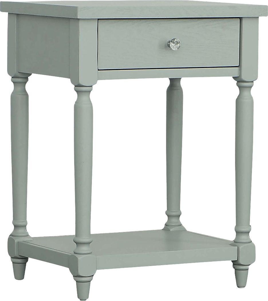 Delphinium Gray End Table