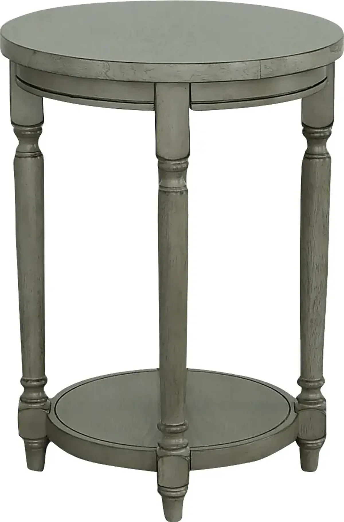 Elkhorne Gray End Table