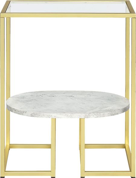 Greencastle Gold End Table