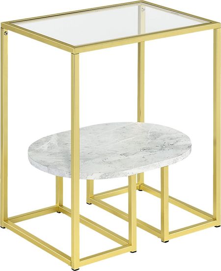Greencastle Gold End Table