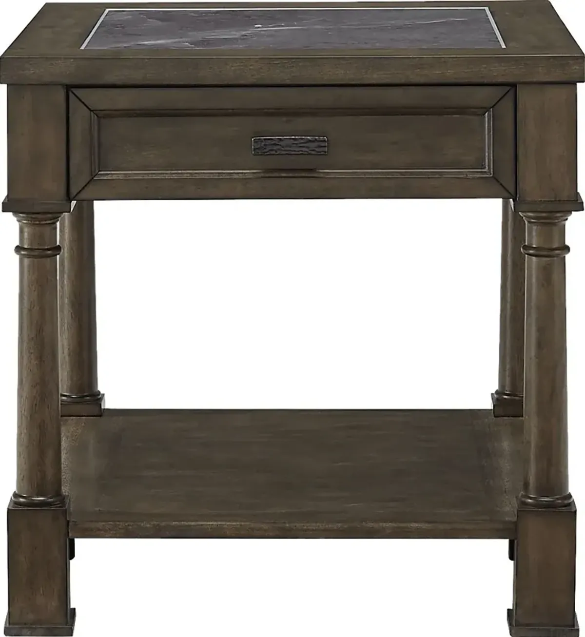 Eakins Brown End Table