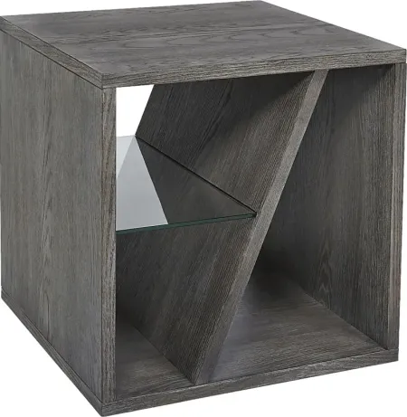 Guildmore Charcoal End Table