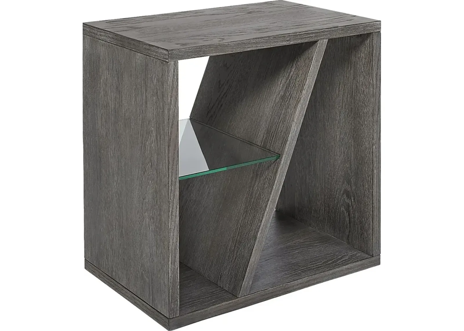 Guildmore Charcoal Chairside Table