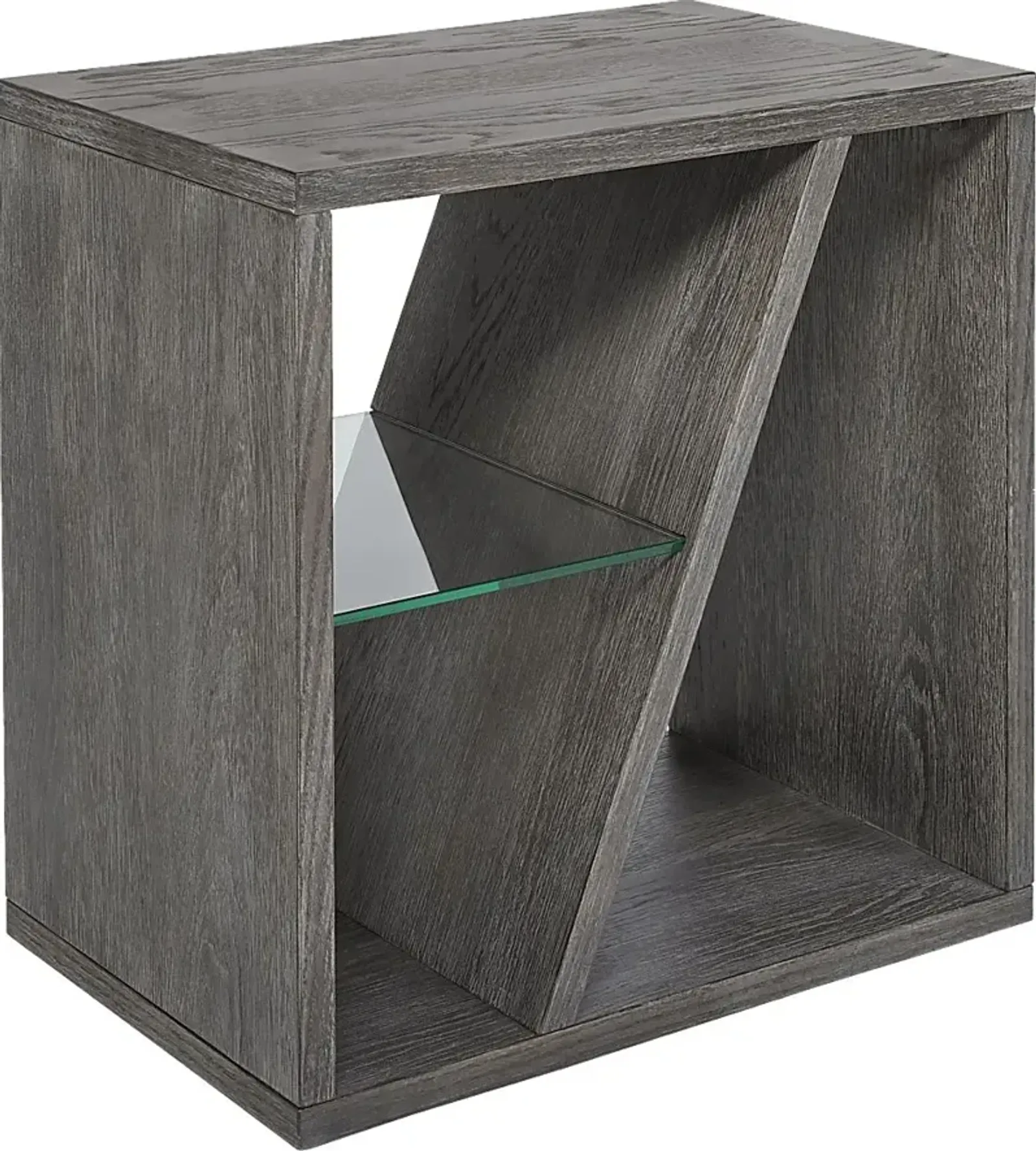 Guildmore Charcoal Chairside Table